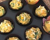 Foto langkah ke 4 dari resep Butternut squash, feta and spinach muffin (savoury).