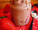 Foto del paso 2 de la receta Porridge frío de cacao y fresas