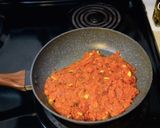 A picture of step 2 of Carrot Burfi.