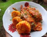 Foto langkah ke 7 dari resep Lobster saus padang.