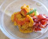 A picture of step 5 of Pakora#RamadhanContest.