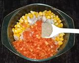 A picture of step 2 of Sweet Corn Chat.