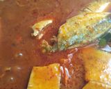 Gambar langkah 16 resipi Asam Pedas Ikan Selar.
