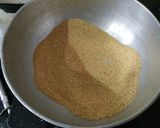 A picture of step 1 of Suji ka halwa.