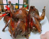 Hình bước làm 5 của món Chim quay bằng nồi chiên không dầu