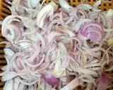 A picture of step 1 of Hyderabadi Veg Dum Biryani.