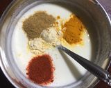 A picture of step 2 of Dahi Bhindi.