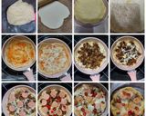 Foto langkah ke 3 dari resep Pizza Mini Vegetarian.