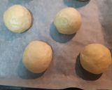 Foto del paso 3 de la receta Airbag con chantilly de gorgonzola y perlas de violeta