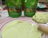 Foto langkah ke 5 dari resep Roti Tawar Discard Sourdough Matcha (Eggless).