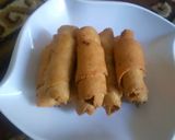 A picture of step 1 of Fish roll.