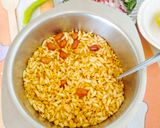 A picture of step 1 of Kurkuri Mathri Chaat 🎉🎉.