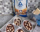 Foto langkah ke 3 dari resep Mini Choco Cheese Banana Cake.