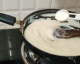 A picture of step 4 of Kaju peanut samak rice chatpata katli.