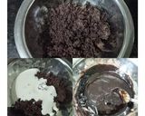 A picture of step 5 of Dark Chocolate Cake.