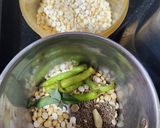 A picture of step 1 of Roasted Gram Chutney - Daliyadal - Phutana Chutney.