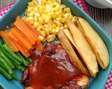 Foto langkah ke 6 dari resep Steak Ayam / Chicken Steak Saus Barbeque.