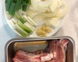 蔥爆五花肉的食譜步驟1照片