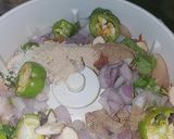 A picture of step 3 of Reshmi kababs.