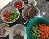 Foto langkah ke 3 dari resep Sapi buncis asem pedas manis.