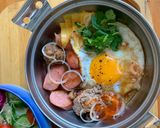 Hình bước làm 2 của món Bánh Mì Chảo