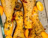 Foto del paso 3 de la receta: Muslos de pollo, kumquats y puré especiado