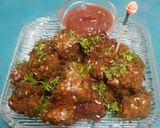 A picture of step 8 of Patra Dhokla Bytes With Meethi Chutney.