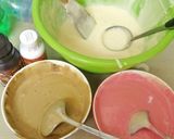 Foto langkah ke 3 dari resep Bolu Kukus Mocha & Frambozen.