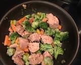 Cognac fried tuna and veggies recipe step 3 photo