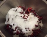 Une image de l'étape 2 de Macarons à la cerise 🍒.