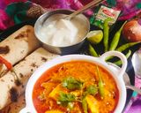 A picture of step 9 of Restaurant style kadai paneer sabji 😋.