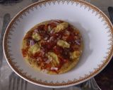 A picture of step 1 of Sooji pizza.