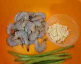 Foto langkah ke 1 dari resep Tumis Udang Buncis.