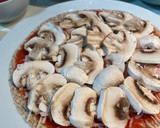 Foto del paso 2 de la receta: Pizza de fajita integral con champiñón 🍕