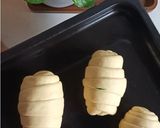 Foto langkah ke 9 dari resep Salt Bread Creamy Matcha.