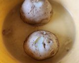 A picture of step 1 of Moong Sprouts Dahi Papdi chaat.