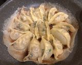 A picture of step 5 of Super Easy Chive Dumplings with Crispy Wings.
