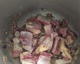 A picture of step 3 of Gobi gosht.