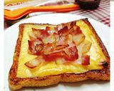 รูปขั้นตอนการทำที่ 6 ของ 🍕 พิซซ่าชีสเบคอน (Air Fryer Bacon Cheese Pizza) 🧀🥓
