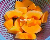 Hình bước làm 1 của món Canh sườn già heo hầm đu đủ