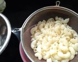 A picture of step 1 of Chocolaty pasta.