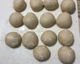 A picture of step 2 of Tortilla Bread or Shawarma Bread.