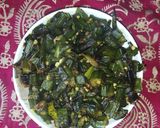 भिंडी भुजिया (Bhindi Bhujiya recipe in Hindi) रेसिपी चरण 6 फोटो