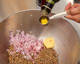 A picture of step 8 of Lentil Salad.