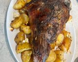 A picture of step 8 of Lamb Kleftico (lamb week!).