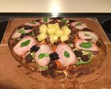 A picture of step 5 of California Farm Cheese Pizza.