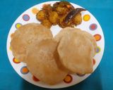 A picture of step 13 of Bengali Alur Dom With Luchi (veg sabzi and luchi).