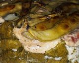 A picture of step 5 of Stuffed Grape Leaves with Lamb.
