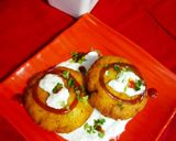 A picture of step 4 of Poha Tikki.