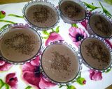 A picture of step 3 of Chocolate Muhallabia.